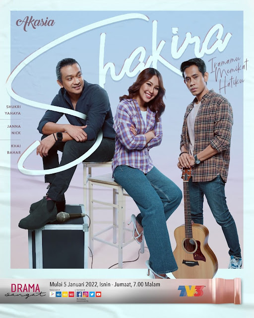 drama shakira slot akasia tv3 dan iqiyi malaysia
