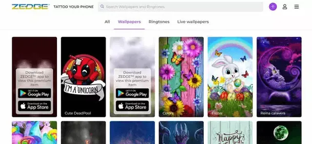 Zedge - لتنزيل خلفيات 4k للجوال