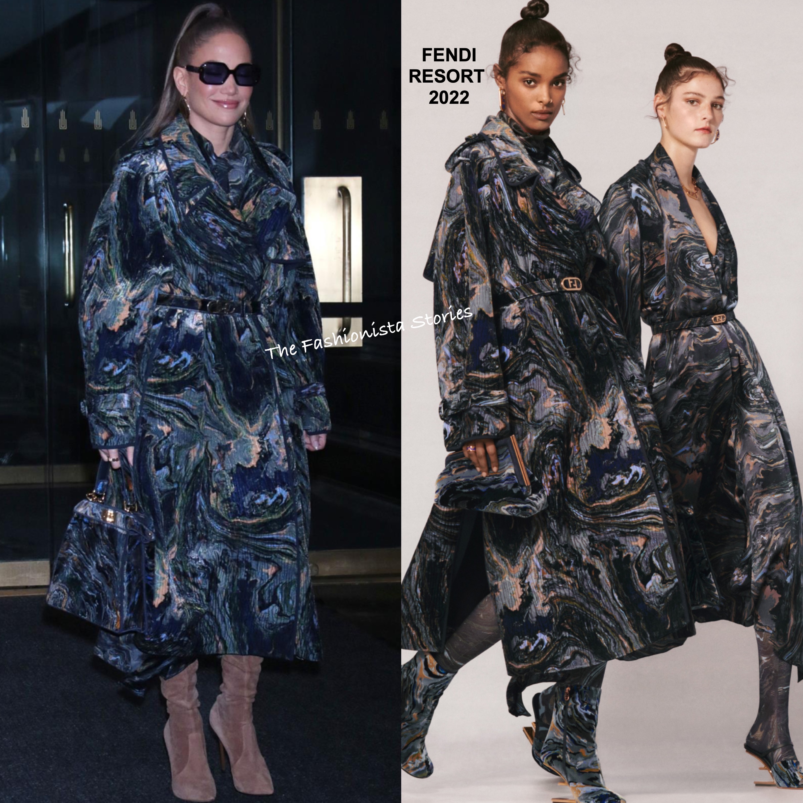 Jennifer Lopez in Valentino, Fendi & Roberto Cavalli to Promote ''Marry ...