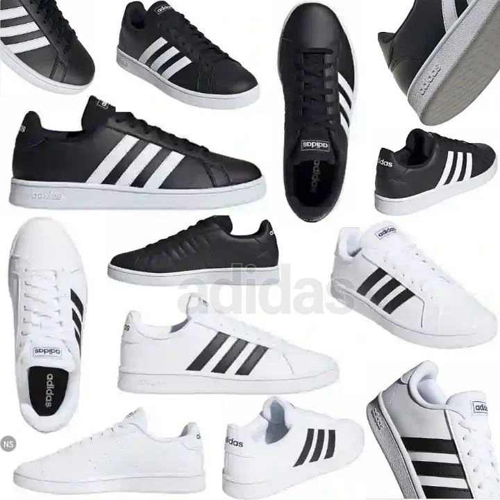 Adidas Sneakers: Original Core Grand-Court Base Unisex Footwear - Casual and Fashionable Sporting Shoes