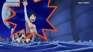 ワンピースアニメ WCI編 874話 ルフィ かわいい | ONE PIECE ホールケーキアイランド編