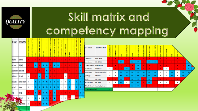 Skill matrix and competency mapping |Quality Bhai|