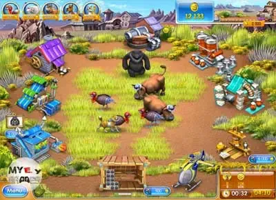 من داخل تحميل لعبة مزرعة الحيوانات 4 Farm Frenzy للكمبيوتر برابط مباشر من ميديا فاير