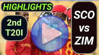 SCOT vs ZIM 2nd T20I