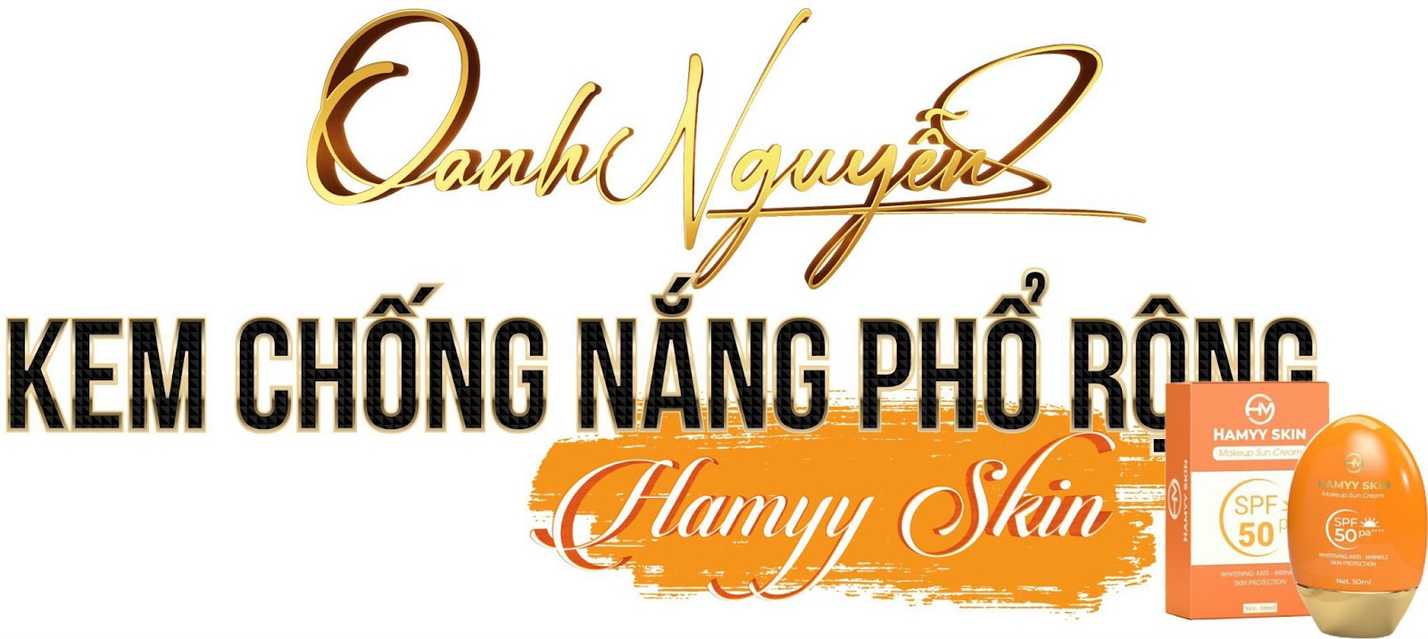 Kem chống nắng phổ rộng Hamyy Skin