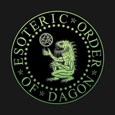 Green on black badge of the Esoteric Order of Dagon