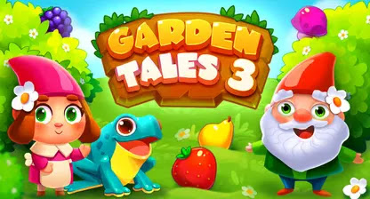 Help the garden gnomes solve more than three thousand levels of puzzles to collect the ingredients they need with Garden Tales 3! Hold and swap objects to change their places, align three or more identical objects to complete a move, and try new combinations to get boosters!