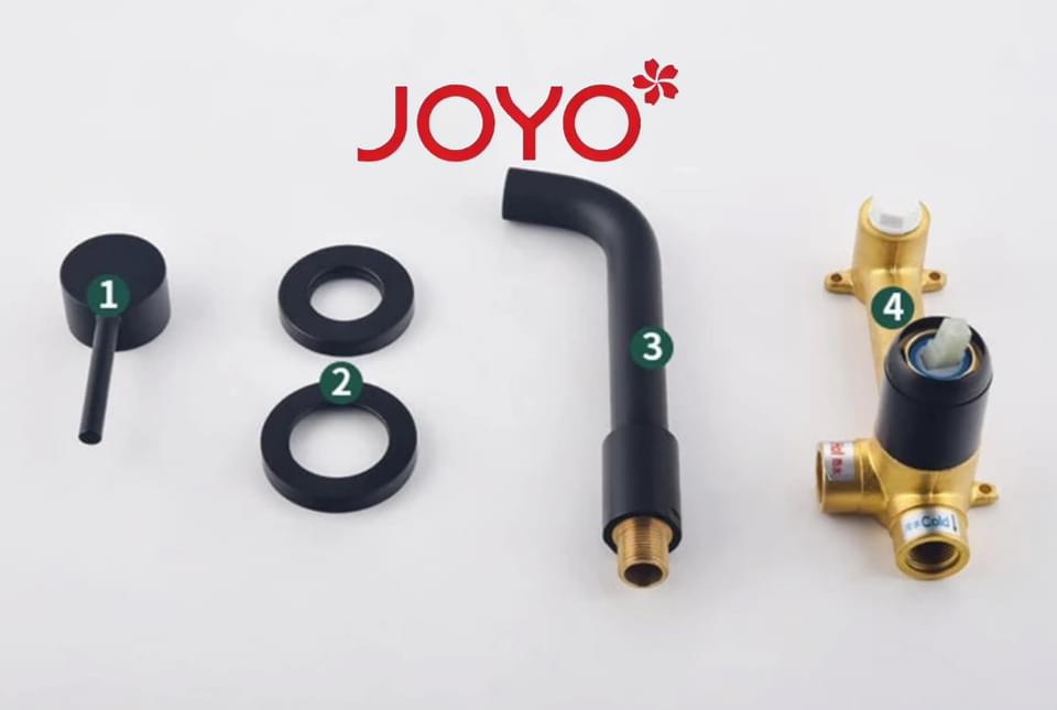 Vòi lavabo âm tường JOYO model JF 5022