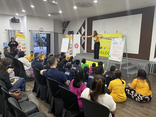 During the closing ceremony of SuperCamp Malaysia where parents are briefed about what participants learnt during the 5-day camp