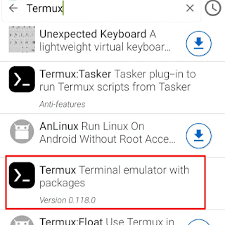 Search Termux on Fdroid - TechSheet