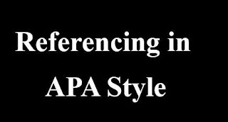 Referencing in APA Style