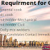 Jobs Requirements for Oman