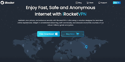 استمتع بإنترنت سريع وآمن ومجهول مع iRocketVPN