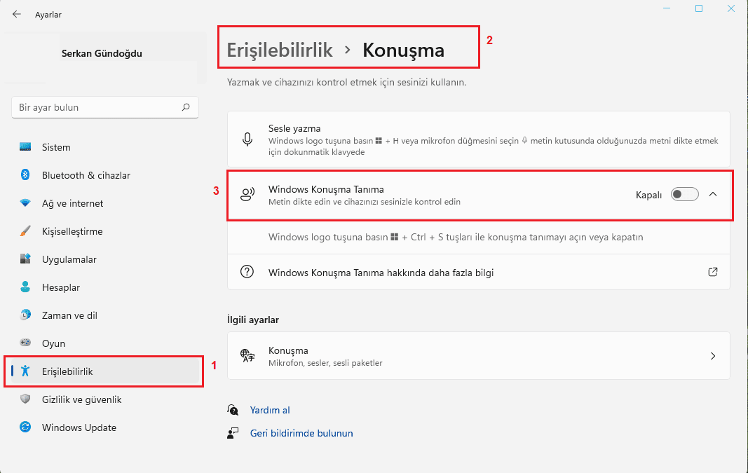 Windows 11 Ses Erişimi (Voice Access), Bilgisayarınızı Sesinizle Kontrol Etmenizi Sağlar