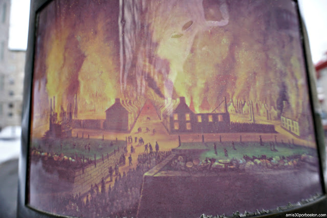 Cartel Ilustrativo de la Ciudad Incendiada