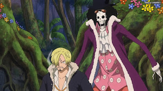 ワンピースアニメ ゾウ編 763話 サンジ ブルック | ONE PIECE Episode 763