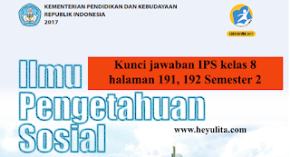 Kunci jawaban IPS kelas 8 halaman 191, 192