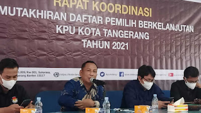 KPU Kota Tangerang gelar Rakor daftar pemilih berkelanjutan 2021 