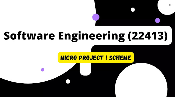 MICRO PROJECT Software Engineering (22413) i scheme MSBTE