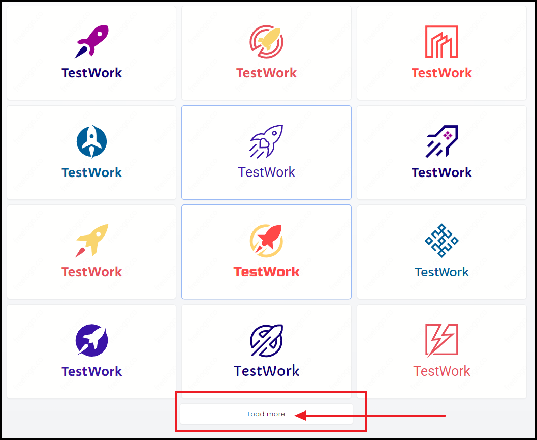 freelogo 사이트 결과물