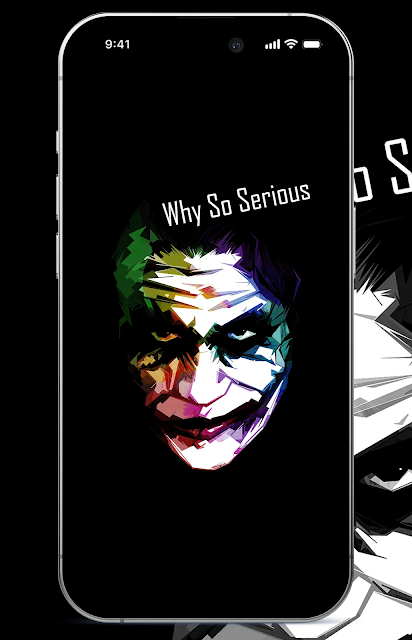 "Joker Why So Serious" 4K wallpaper