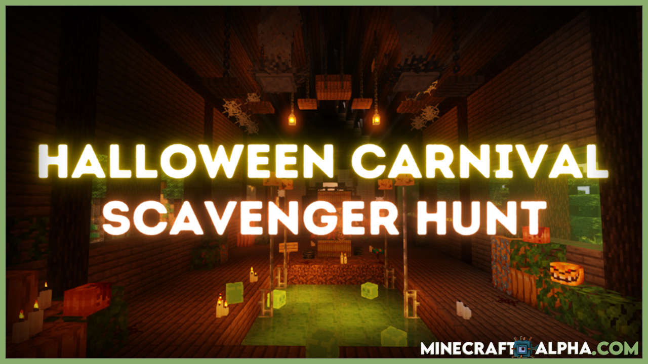 Minecraft Halloween Carnival Scavenger Hunt Map 1.17.1 Minecraft Halloween Carnival Scavenger Hunt Map 1.17.1