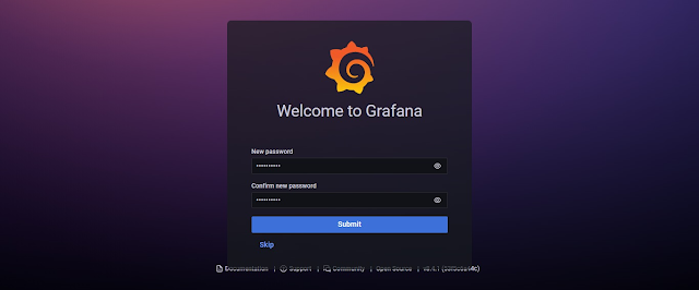 Grafana Set Password for Admin user
