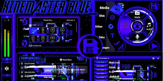 Download APK Kinemaster Pro Mod blue 2022