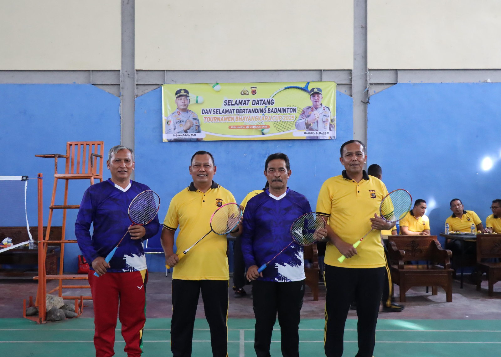 Semarak HUT Bhayangkara Ke-79, Polres Aceh Besar Gelar Turnamen Badminton