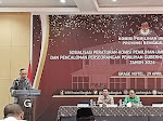 KPU Bengkulu Gelar Sosialisasi PKPU no 2 Tahun 2024 dan Pencalonan Perseorangan Gubernur dan Wakil Gubernur.