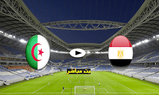 مصر والجزائر بث مباشر