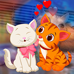 Games4King Lovely Couple Cats Escape