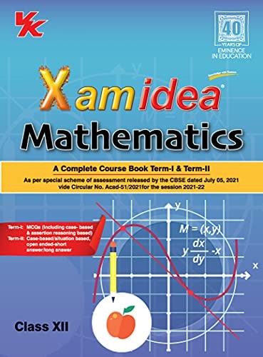 Xam Idea Mathematics - Class 12 Term 1 and 2 Question Bank