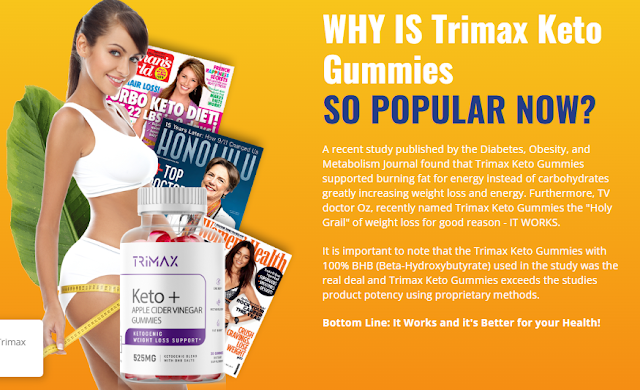 Trimax Keto+ ACV Gummies - For Weight Loss