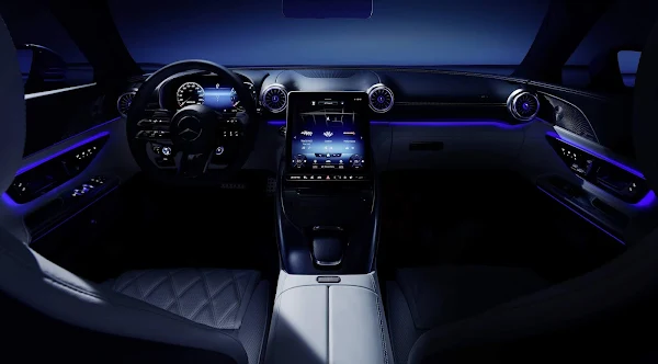 Novo Mercedes-AMG SL 2022 tem foto do interior revelada