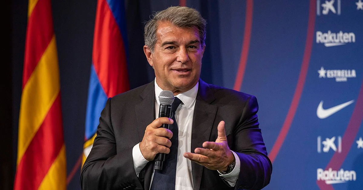 Official Barcelona President Laporta tests positive for Covid-19