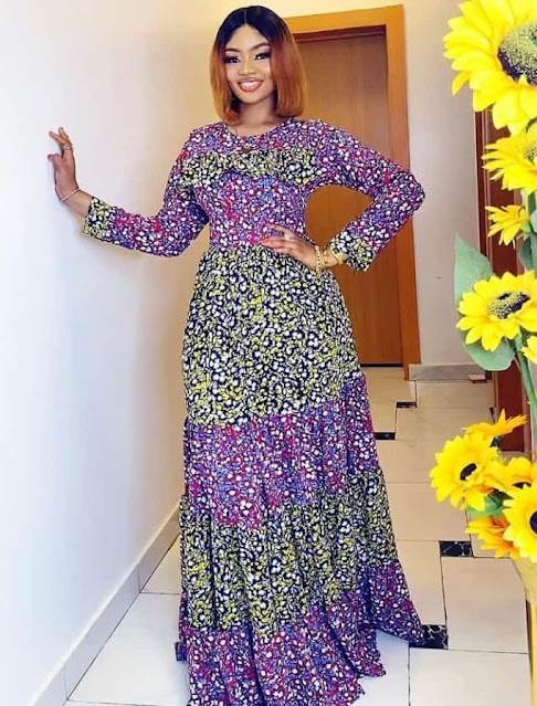 Ankara Maxi Gown Styles for Ladies