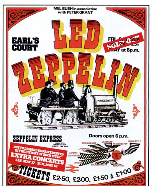 LED ZEPPELIN EALR'S COURT May 25, 1975ミュージック