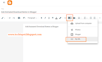 add Animated Download Button in Blogger 2