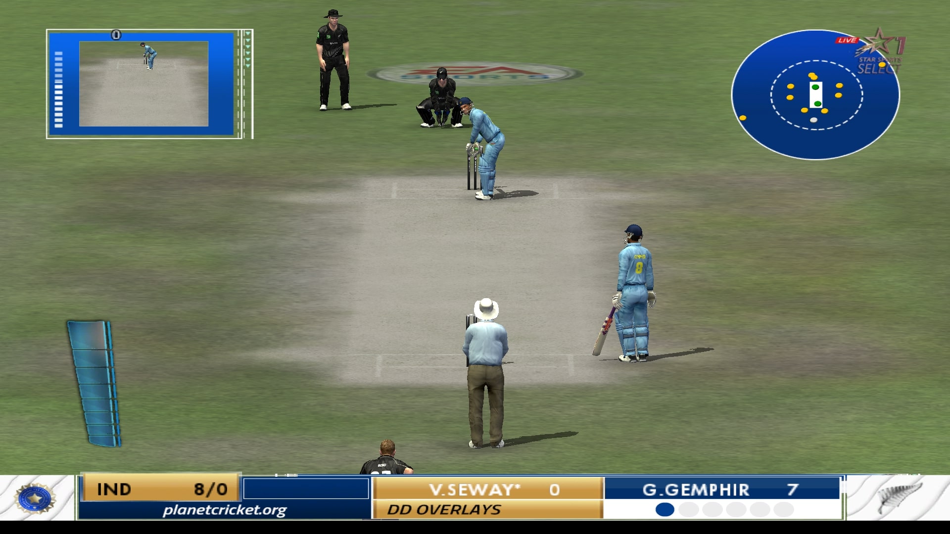 BCCI Home Overlay + Menu 2021-22 for EA Sports Cricket 07