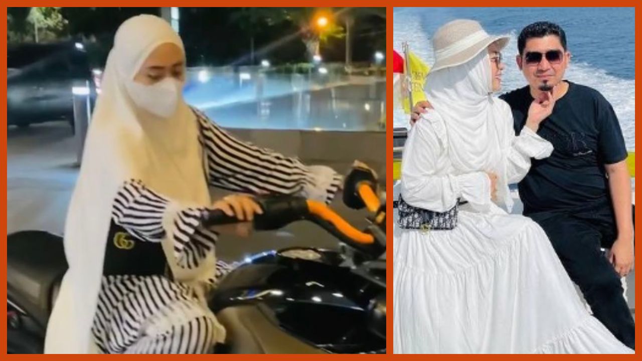 Foto Istri Ustaz Solmed Pamer Naik Motor ke Mall Jadi Sorotan, Netizen: Cuma Istrinya UAS yang Santun
