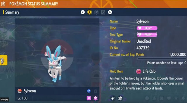 The best Sylveon Tera Raid build in Pokemon Scarlet and Violet