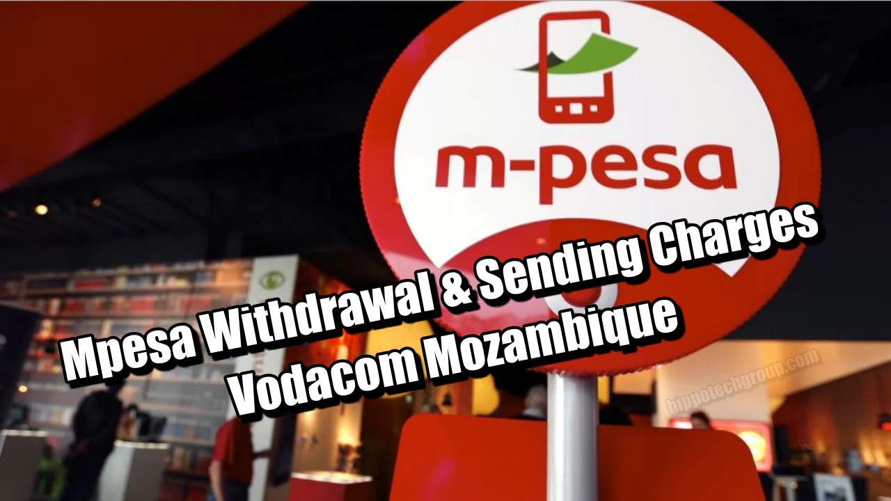 Vodacom Mpesa Withdrawal and Sending Charges (Vodacom Mobile Money)