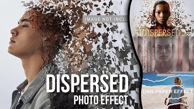 8-Image Effect Bundle PSD !! Photo Mockup Effect