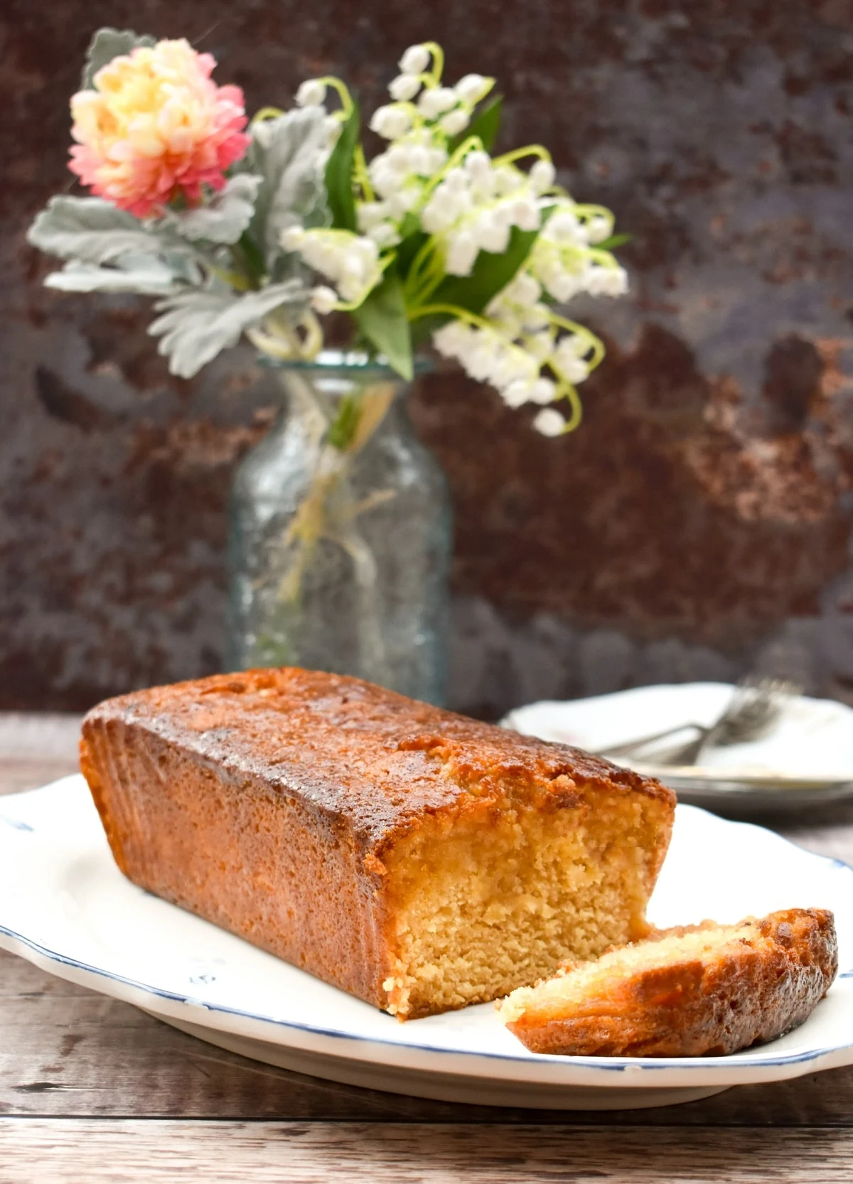 Easy Vegan Sticky Golden Syrup Loaf Cake