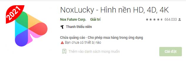 Tải Nox Lucky Wallpaper APK: ứng dụng hình nền điện thoại a