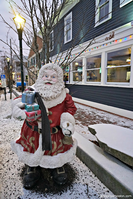 Santa en las Calles de Ogunquit en Maine