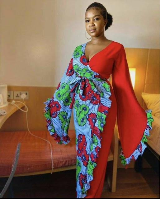 Ankara Wrap Gown Styles for Ladies