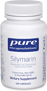 Pure Encapsulations Silymarin Milk Thistle Extract Supplement