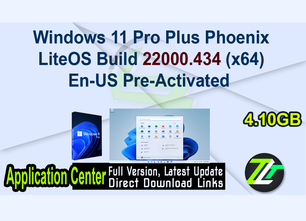 Windows 11 Pro Edition 21H2 RTM Final Build 22000.434 Untouched (x64) Incl. Activator